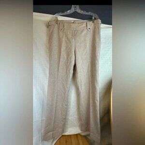 Boston Proper Women’s Tan Cream  Work Pants Warm Work Career Sz 12